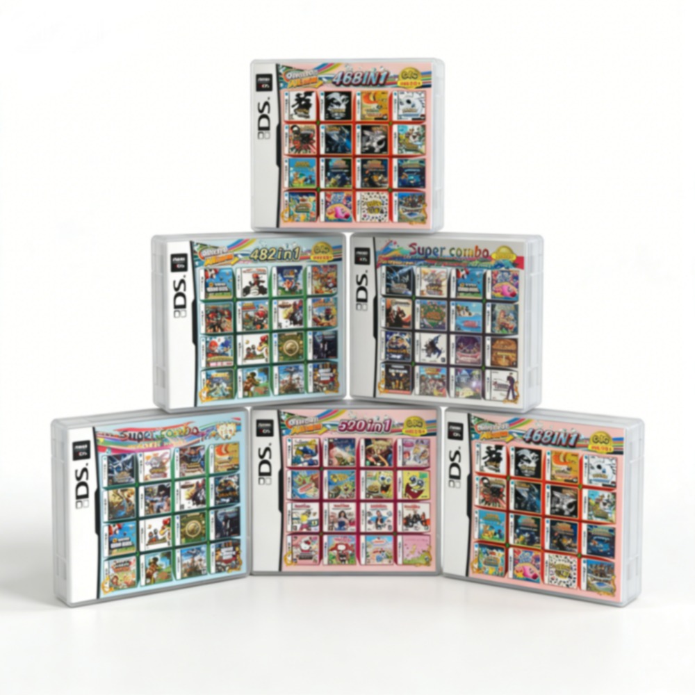Gaming Handheld Accessories - Pokemon-Themen-Multispielspielmodul für DS/3DS/NDSL/2DS - Vorinstalliert mit
