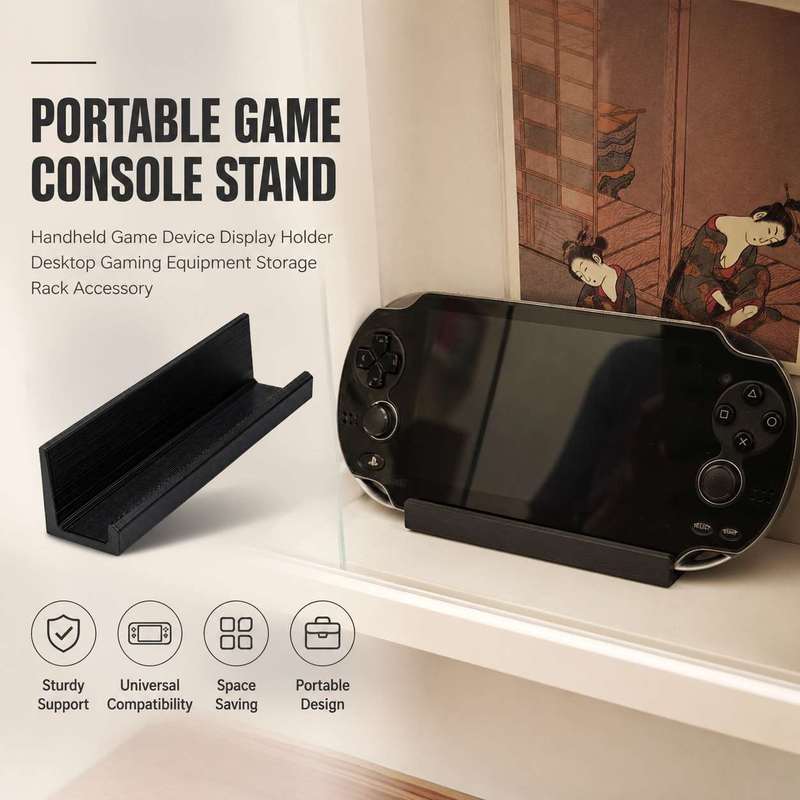 Gaming Handheld Accessories - Tragbarer Spielkonsolen-Ständer Handheld-Spielgerät-Halterung Desktop-Gaming-Ausrüstung Aufbewahrungsregal Zubehör