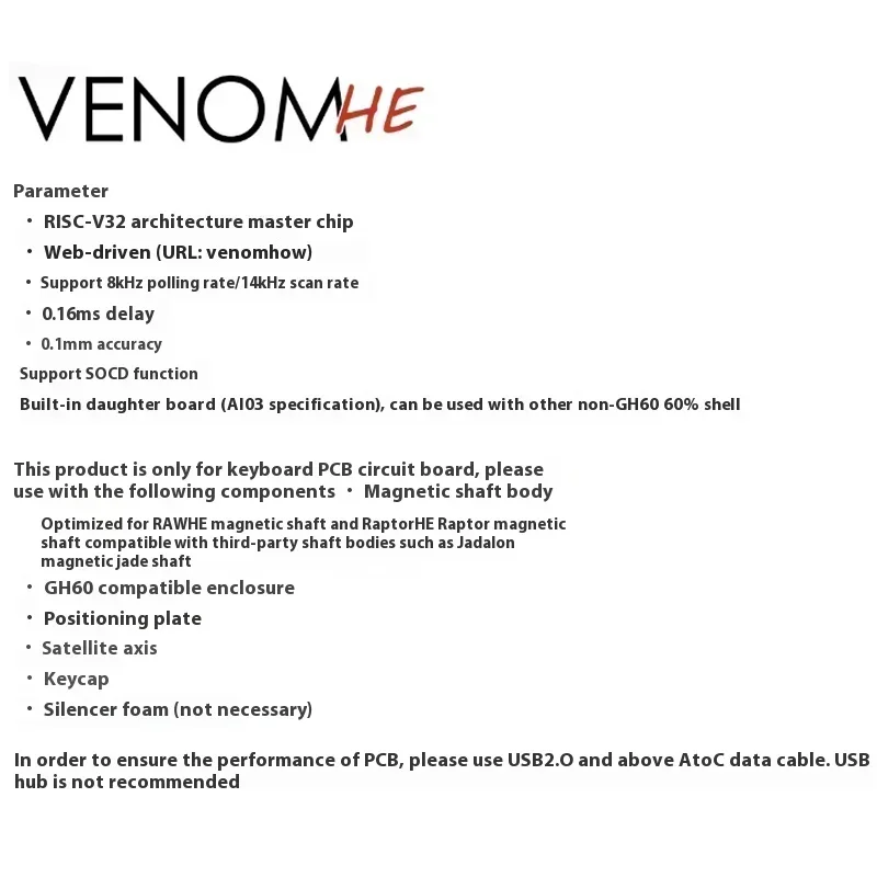 Geonworks Venom60 HE Venom65 H – Venom Gaming Accessories Bewertung und Preis