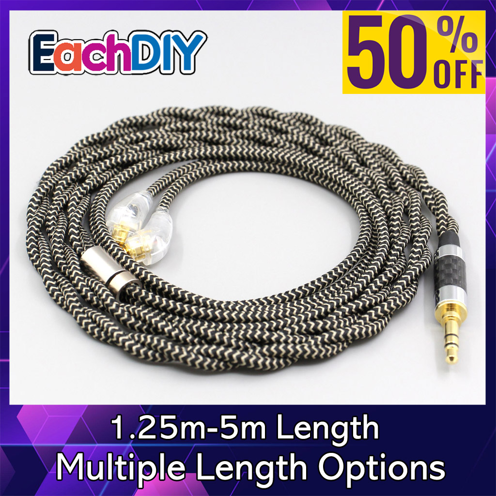 2-adriges 2,8-mm-Litz-OFC-Kopf – Cable Sleeve Braided Bewertung und Preis