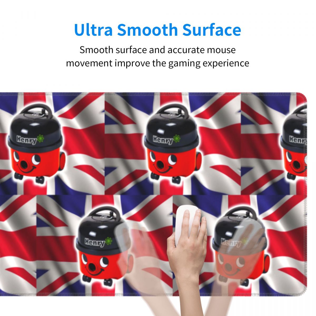 Henry Hoover mit UK-Flagge, gr – Gaming Accessories Uk Bewertung und Preis