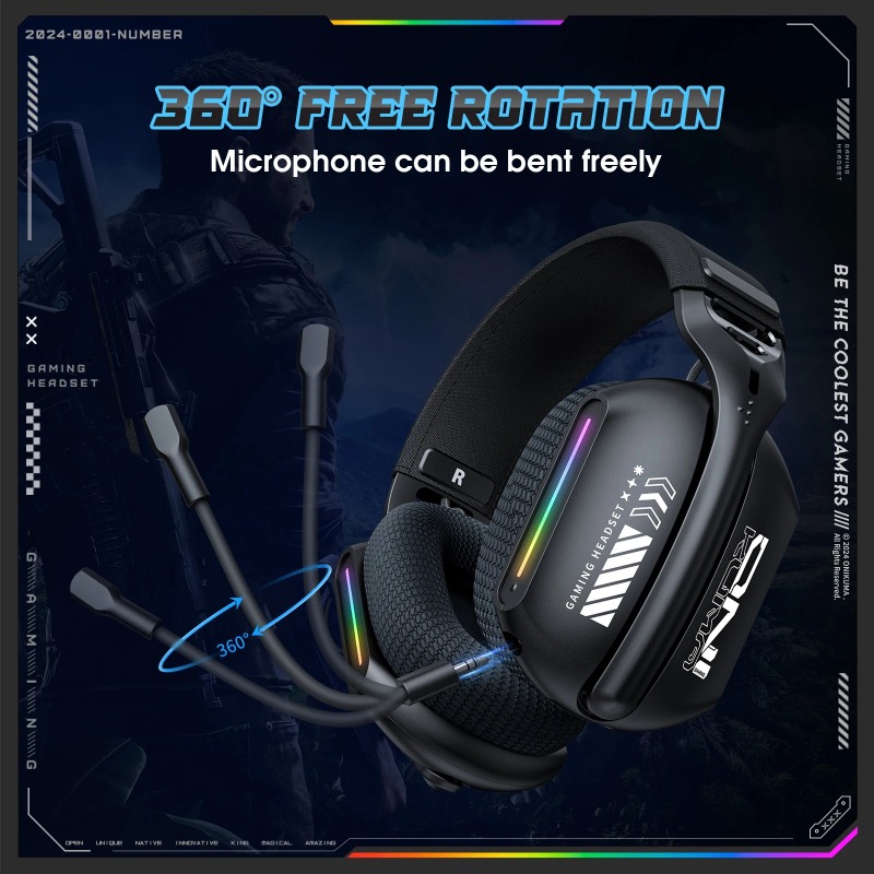 ONIKUMA GT808 Kabelloses Gamin – Venom Gaming Accessories Bewertung und Preis