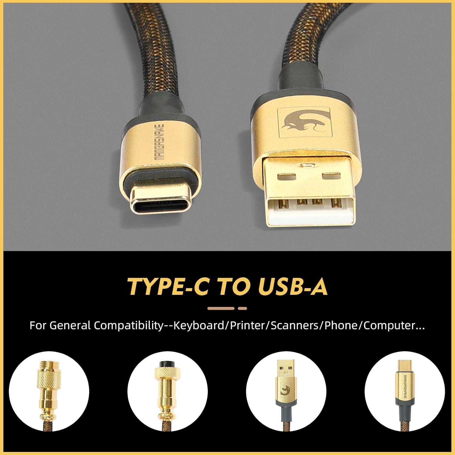 ATTACK SHARK * MAMBASNAKE C03  – Cable Sleeve Braided Bewertung und Preis