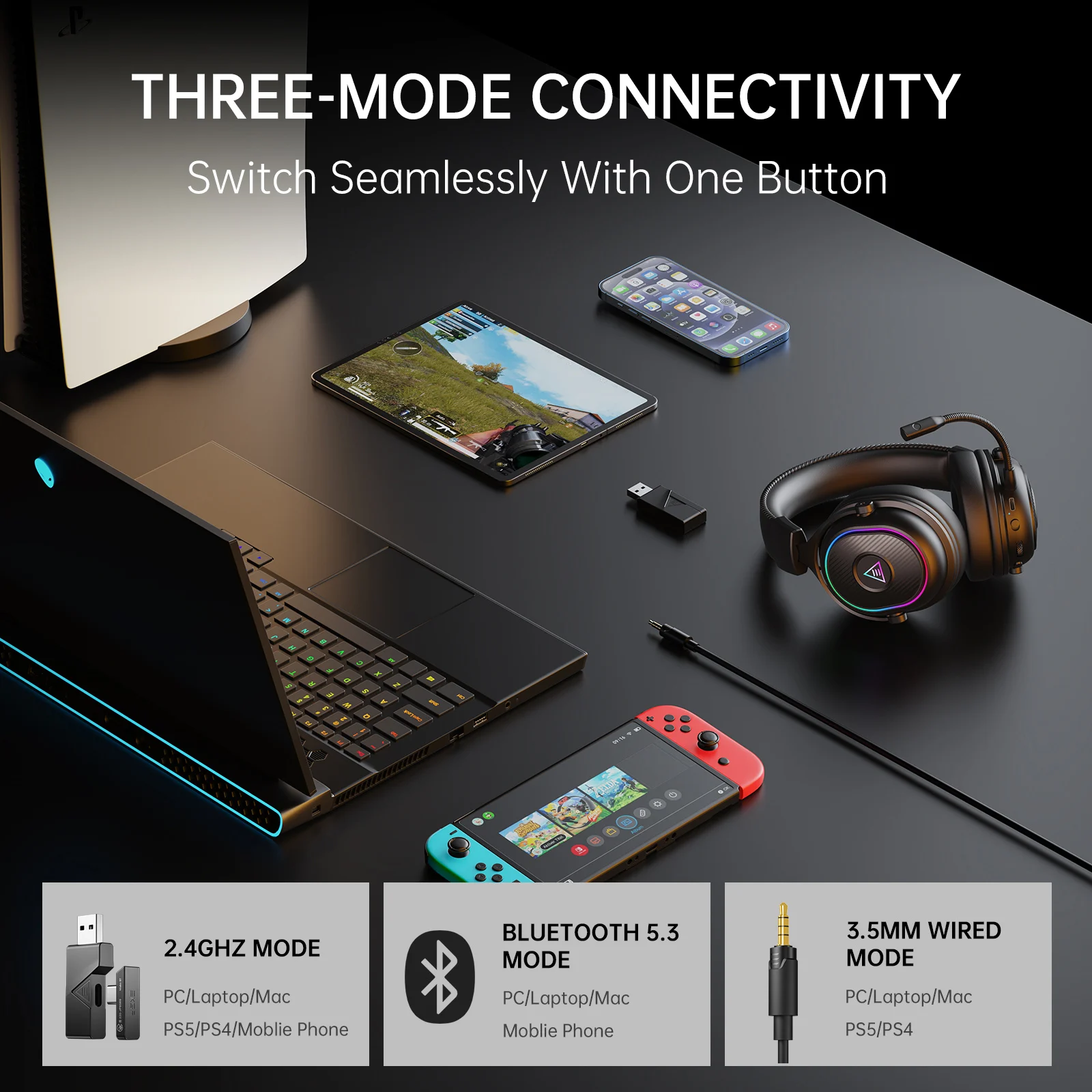 Oneodio EKSA MaKo BT Bluetooth – Venom Gaming Accessories Bewertung und Preis