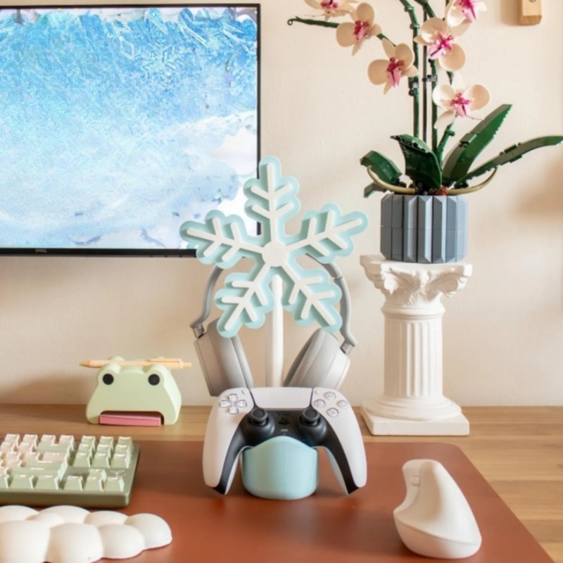 Schneeflocken-Kopfhörerständer – Gaming Accessories Rack Bewertung und Preis
