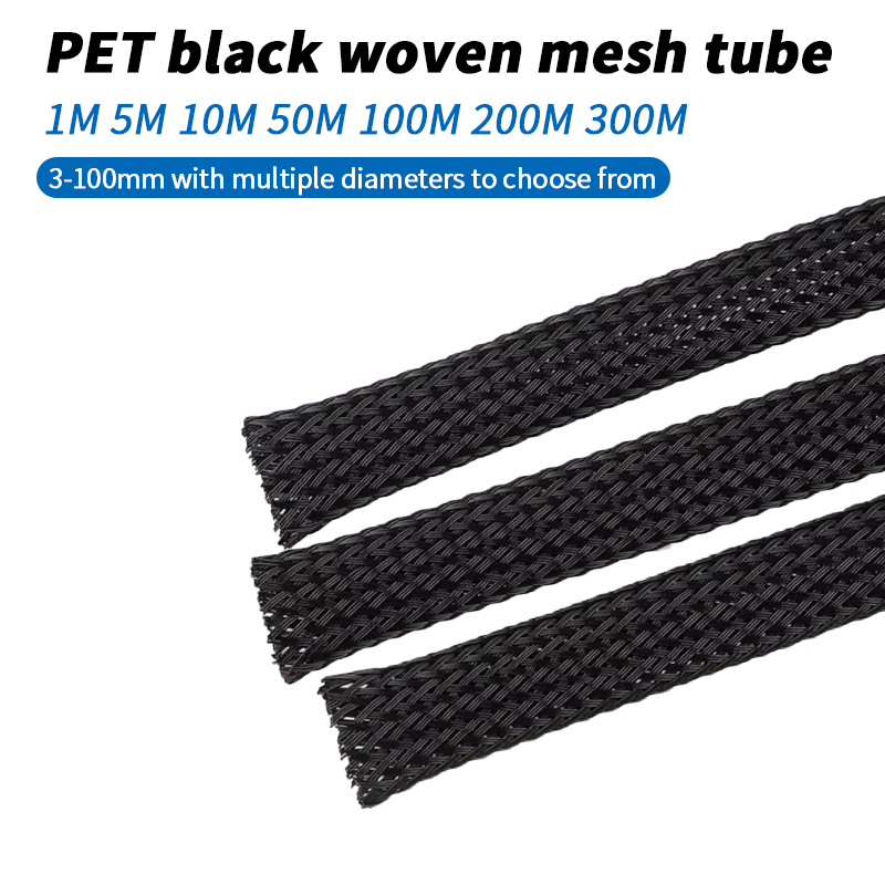 Schwarze geflochtene Nylon-Kab – Cable Sleeve Braided Bewertung und Preis