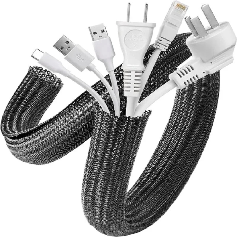 1m 3m 5m Geflochtene Kabelumma – Cable Sleeve Braided Bewertung und Preis