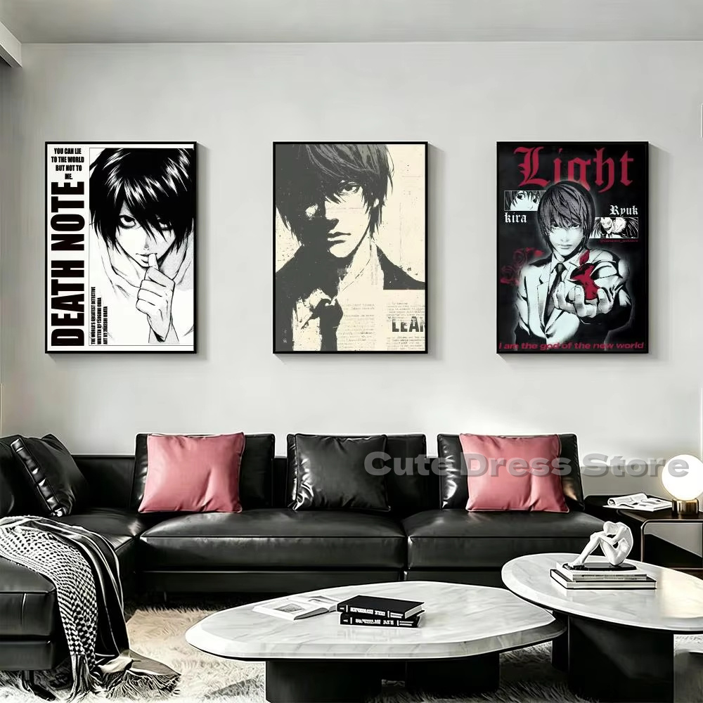 Death Note Leinwanddruck, unge – Gaming Accessories Decor Bewertung und Preis