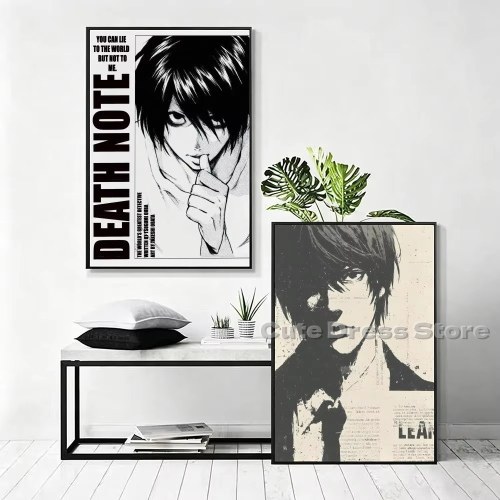 Death Note Leinwanddruck, unge – Gaming Accessories Decor Bewertung und Preis