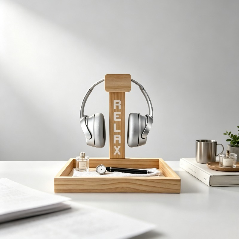 Holz-Gaming-Headset-Ständer, S – Gaming Accessories Rack Bewertung und Preis