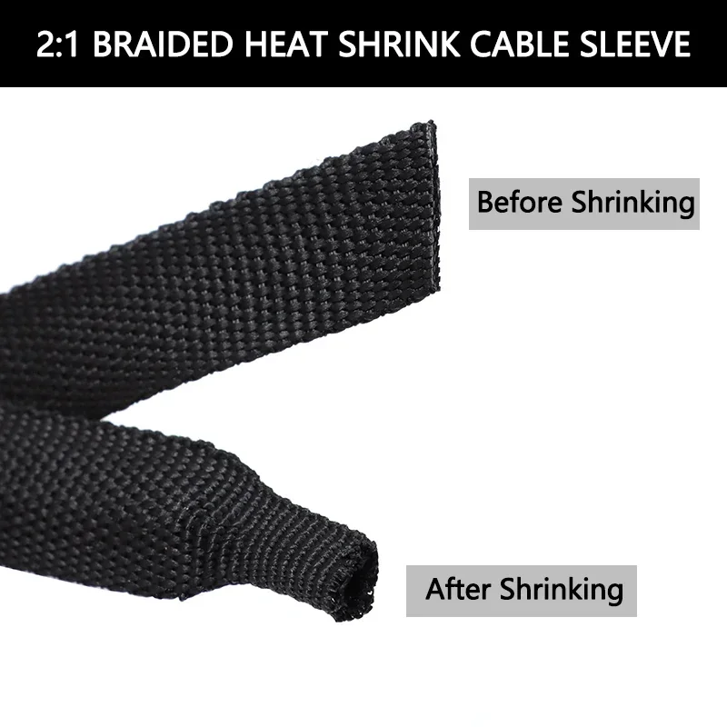 Schrumpfschlauch, geflochtene  – Cable Sleeve Braided Bewertung und Preis